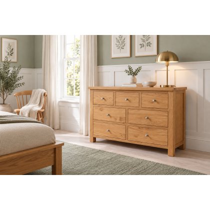 orset Oak 3 Over 4 Combination Chest of Drawers orset Oak 3 Over 4 Combination Chest of Drawers
