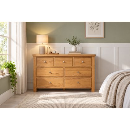 orset Oak 3 Over 4 Combination Chest of Drawers orset Oak 3 Over 4 Combination Chest of Drawers