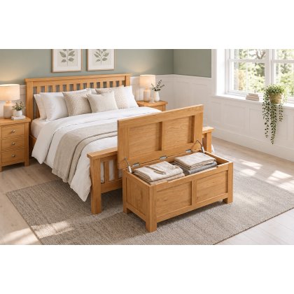 Dorset Oak Blanket Box Dorset Oak Blanket Box