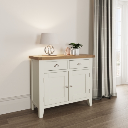 St Ives White Painted 2 Drawer 2 Door Sideboard