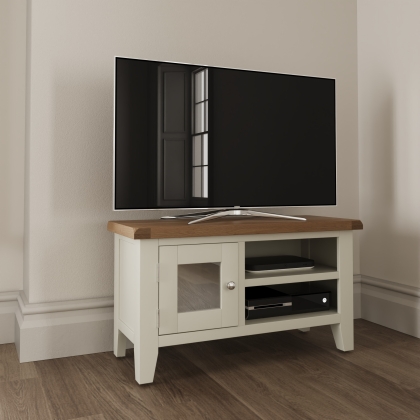 St Ives White Painted Standard TV Unit