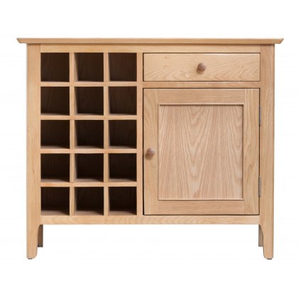 Oxford Oak Wine Cabinet