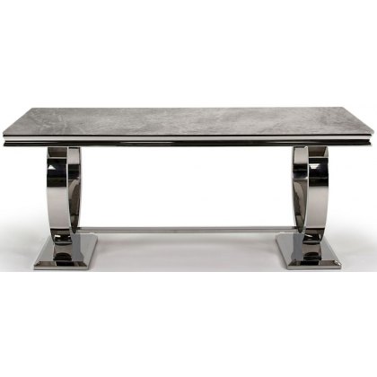Arianna Grey Marble 180cm Dining Table