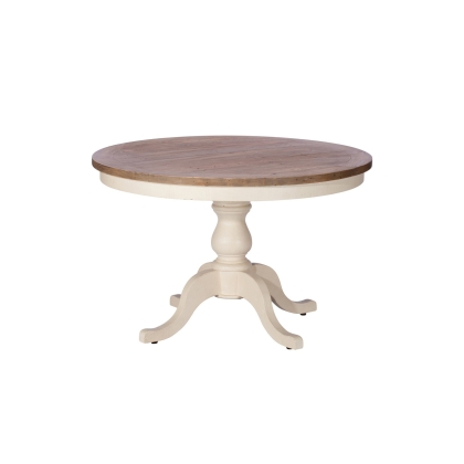 Cranford Reclaimed Wood 120cm Round Dining Table