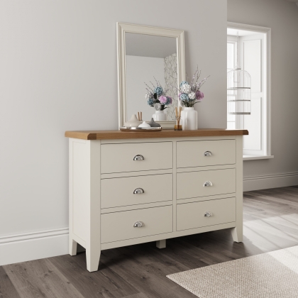 St Ives White Painted 6 Drawer Chest of Drawers