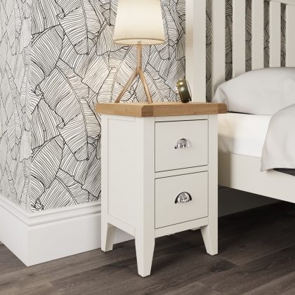St Ives White Painted Small Bedside Table