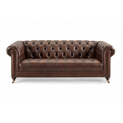 Buckley Leather Chesterfield 3.5 Seater Sofa