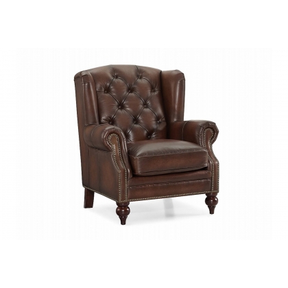Buckley Leather Wing Chair