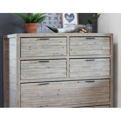 Tuscan Springs Reclaimed Wood 6 Drawer Chest of Drawers