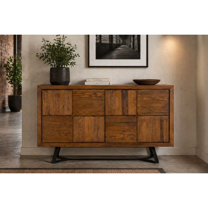 Soho Solid Oak Camden Narrow Sideboard
