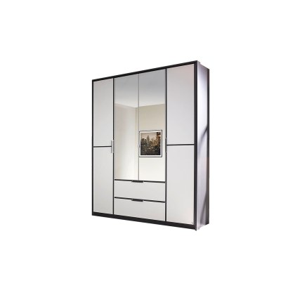Rauch Essensa 4 Door 2 Mirrored 2 Drawer Wardrobe