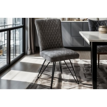 Forge Industrial Grey Dining Chair Forge Industrial Grey Dining Chair