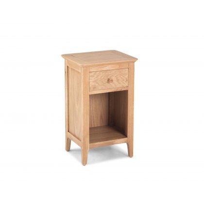 Oak City - Worsley 1 Drawer Small Bedside Table