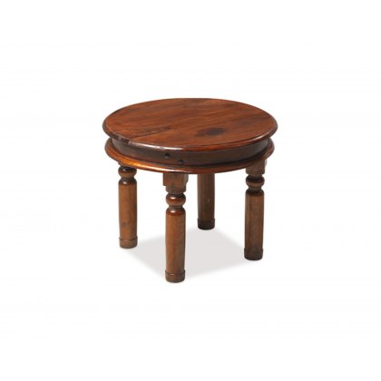 Oak City - Maharajah Indian Rosewood Round Coffee Table - 55cm