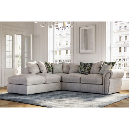 Felix Pillow Back Corner Sofa with Chaise
