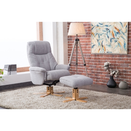 Lennox chloe swivel glider with ottoman & lumbar pillow best sale