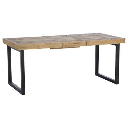 Nixon Reclaimed Wood 140cm-180cm Fully Extending Dining Table