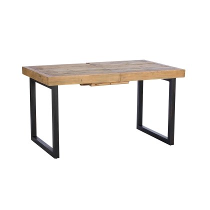 Nixon Reclaimed Wood 140cm-180cm Fully Extending Dining Table