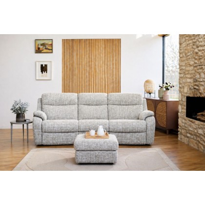 G Plan Kingsbury Fabric 3 Seater Curved Sofa