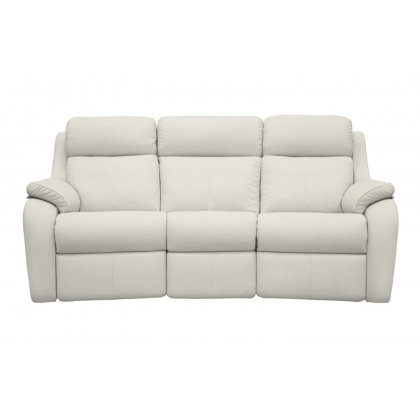 G Plan Kingsbury Leather 3 Seater Curved Sofa