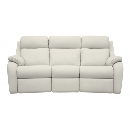 G Plan Kingsbury Leather 3 Seater Curved Sofa