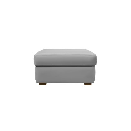 G Plan Seattle Leather Footstool With Wood Feet G Plan Seattle Leather Footstool With Wood Feet