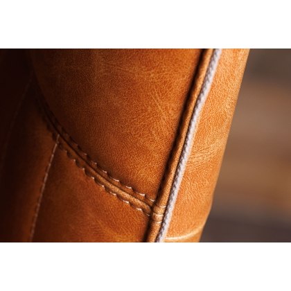 Cooper Tan Leather Bar Chair (Pair) Cooper Tan Leather Bar Chair (Pair)