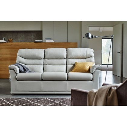 G Plan Malvern Leather 3 Seater 3 Cushion Sofa G Plan Malvern Leather 3 Seater 3 Cushion Sofa