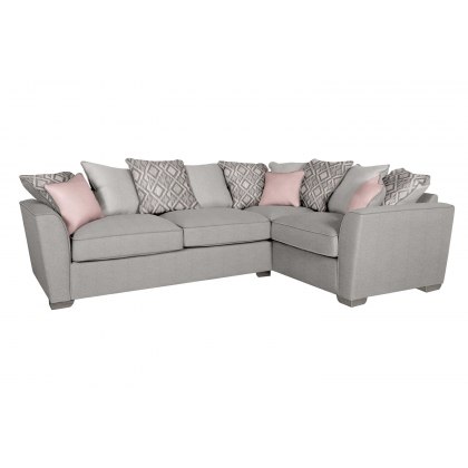 Fantasy L Shape Medium Corner Sofa With Scatter Back Fantasy L Shape Medium Corner Sofa With Scatter Back