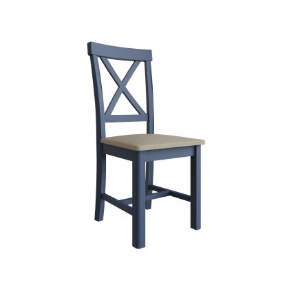 Oak City - Dorset Painted Blue Oak Dining Chair