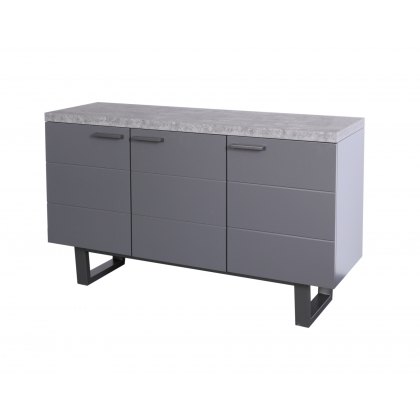 Forge Stone Effect Large Sideboard Stone Effect