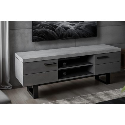 Forge Stone Effect TV Unit Stone Effect