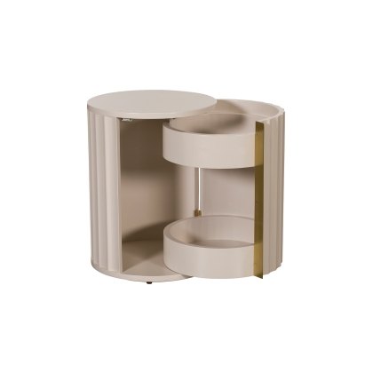 Lily Painted Mahogany Bedside (Right)