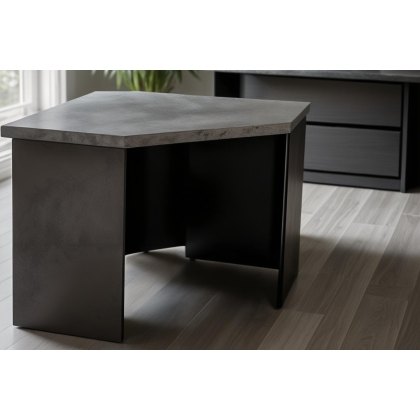 Forge Corner Desk Stone Effect
