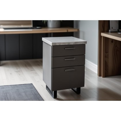 Forge Filing Cabinet Stone Effect