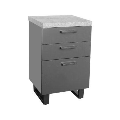 Forge Filing Cabinet Stone Effect