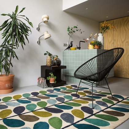 Orla Kiely Multi Stem Kingfisher Rug