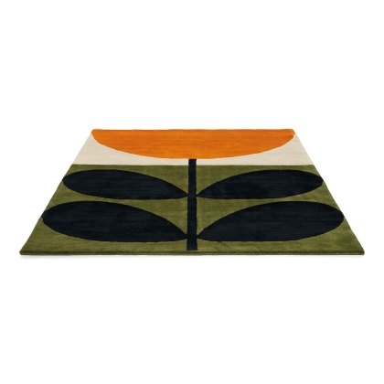 Orla Kiely Stem Black Rug