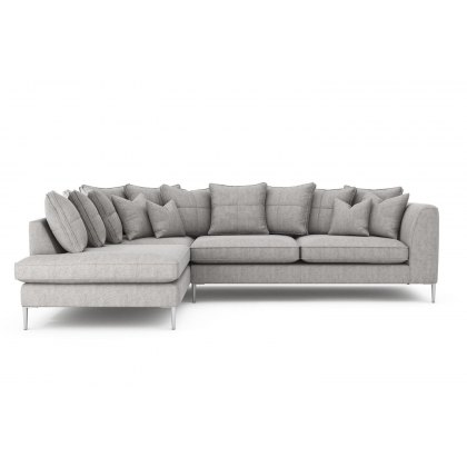 London Large Pillow Back Corner Sofa