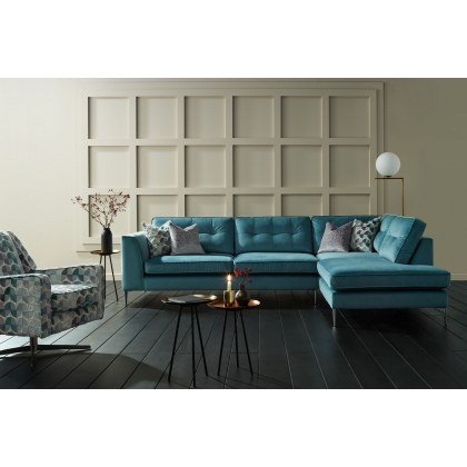 London Small Standard Back Chaise Sofa