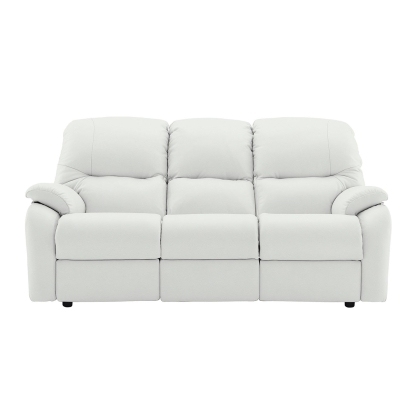 G Plan Mistral Leather 3 Seater 3 Cushion Sofa