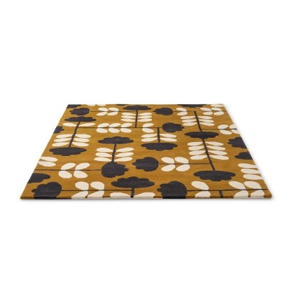 Orla Kiely OR Cut Stem Dijon Rug