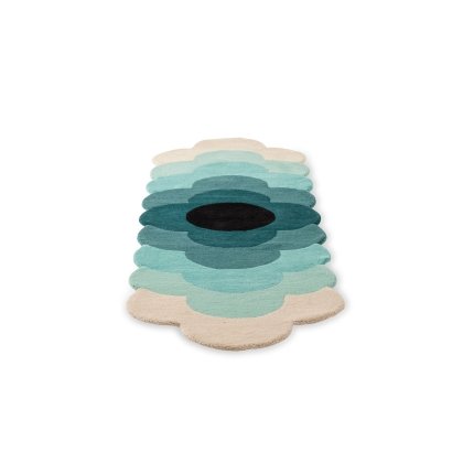 Orla Kiely OR Flower Teal Rug