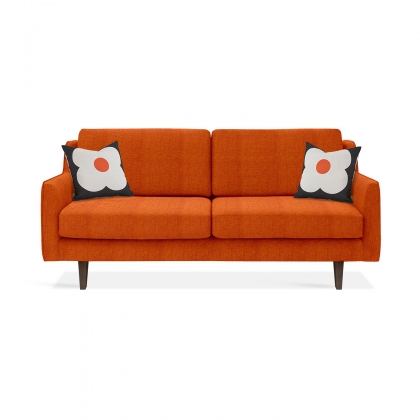 Orla Kiely Birch Medium Sofa in Eske Orange