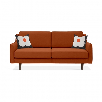 Orla Kiely Birch Medium Sofa in Bandon Orange