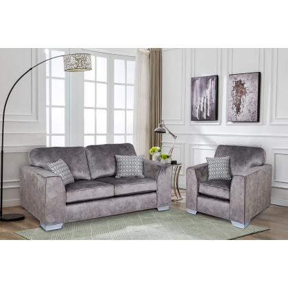 Acton Upholstered 3 & 2 Seater Sofa Package