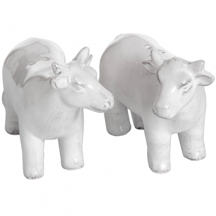 Set of Two Salt and Pepper Cows