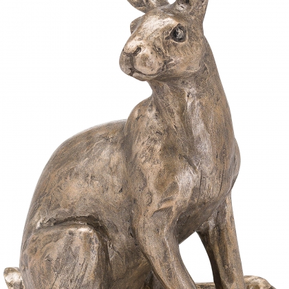 Sitting Bronze Hare Ornament