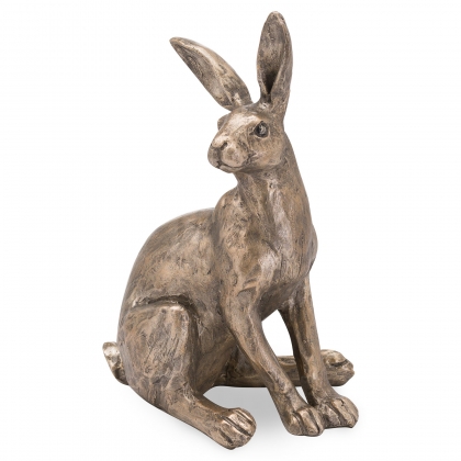Sitting Bronze Hare Ornament