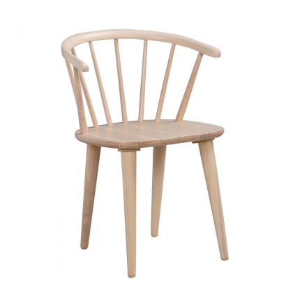 Carmen Chair in Whitewash